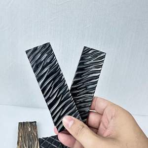 Écailles de corne écologiques fabriquées à la main pour manches de couteaux, design moderne fait à la main, améliorant l'individualité, résistance durable - Product Image 3