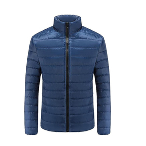 Veste d'hiver matelassée légère pour homme, best-seller, logo personnalisé, haute qualité, imperméable, coupe-vent, respirante, en toile, à capuche - Product Image 2