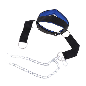 Arnés de algodón resistente para la cabeza del gimnasio de calidad superior Arnés de ejercicio de cuello de tamaño personalizado - Product Image 5