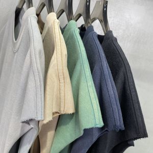 Logotipo personalizado chaleco camiseta gimnasio entrenamiento Streetwear sin mangas T-shrit hombres Stringer Tank Top Boxy camiseta para hombres - Product Image 3