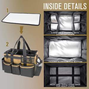 Equestrian <b>Tote</b> <b>Bag</b> for Horse Grooming and Animal Care Waterproof Grooming <b>Bag</b> for Horses and Pet <b>Tools</b> With Premium Design - Product Image 6