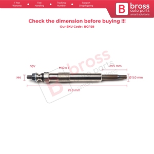 BGP28 1 Piece <b>Heater</b> Glow <b>Plugs</b> GX96 XS4U6M090AB GN993 for 1.8 - Product Image 5