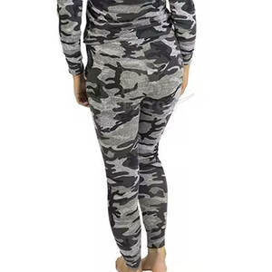 ชุดวอร์มลายพรางสำหรับผู้หญิง ชุดสองชิ้นแสนสบาย ออกแบบมาเพื่อความสะดวกสบายและการใช้งานในชีวิตประจำวัน ขายส่ง - Product Image 6