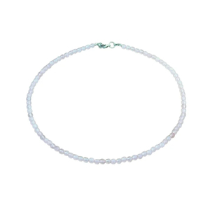 Gargantilla Rondelle de cuarzo rosa natural con cuentas minimalistas, ropa de fiesta de cuarzo rosa de 16 pulgadas, regalo para su collar de piedras preciosas - Product Image 1
