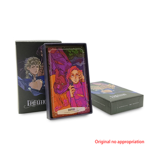 Tarjeta de <span class=keywords><strong>Tarot</strong></span> de papel de Arte de diseñ<span class=keywords><strong>o</strong></span> personalizado 70*120mm tamañ<span class=keywords><strong>o</strong></span> estándar con logotipo de técnica impresa con borde dorado embalaje personalizado para jugar - Product Image 3