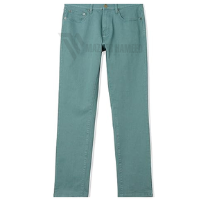Pantalon en denim personnalisé en gros Jeans décontractés de haute qualité Jeans de couleur unie pour hommes au meilleur prix - Product Image 1