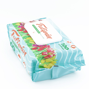 Toallitas Húmedas para Bebé Tulipán, 100 Unidades, Sin Alcohol, Sin Perfume, Cuidado de la Piel para Bebés - Product Image 1