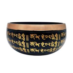 Bol chantant de meilleure qualité fait à la main en laiton de l'Himalaya personnalisé bol chantant en laiton de méditation bouddhiste spirituelle - Product Image 3