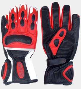 Gants de moto de course en cuir de haute qualité, design personnalisé en gros, été, coupe-vent, unisexe, avec protection des doigts - Product Image 4