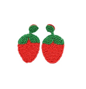 Pendientes de cuentas bordadas a la moda de buena calidad, Color personalizado para niñas y mujeres, pendientes de joyería a la moda, pendientes bordados - Product Image 3