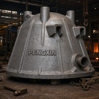 Cazo de escoria de hierro dúctil industrial personalizado para metalurgia, fabricación pesada, marca Pengxin, OEM