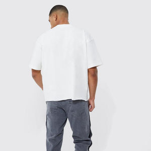 Camiseta Oversize de Algodón para Hombre, de Corte Holgado y Tejido Pesado, con Lavado Ácido y Manga Larga - Product Image 4