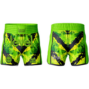 กางเกงขาสั้นมวยไทยขาสั้นผ้าดำขายส่ง - Product Image 3