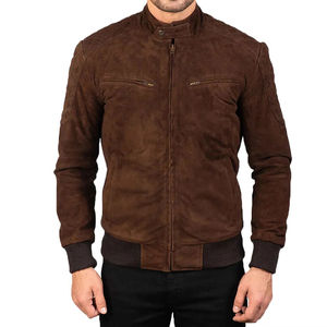 Chaqueta de moto Vintage para hombre, chaqueta de cuero de motorista a la moda de invierno 2020, prendas de vestir para hombre, chaqueta clásica - Product Image 5