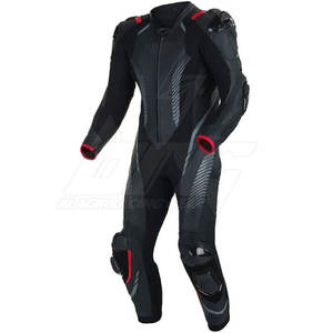 Vente en ligne personnalisée Combinaison en cuir pour motocyclette Combinaison en cuir pour motocyclette fabriquée en gros au Pakistan - Product Image 1