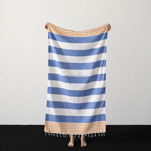 Mediterenean peshtemal-ขายส่งผ้าขนหนูชายหาดตุรกีสีแดงน้ำเงินธงชาติอเมริกันสีรุ้งทำในตุรกี - Product Image 4