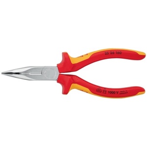 Pince à pêche à bec plat KNIPEX 160 mm avec poignées multi-composants VDE inclinées à 40° - Product Image 3