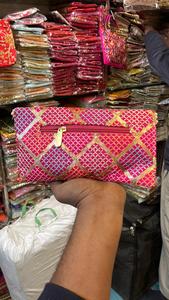 Embrague de trabajo de hilo con forma de rombo bordado hecho a mano para mujer, recuerdo de boda, regalo de devolución para invitados, bolso de mano indio - Product Image 4