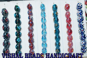 Meilleur mélange de perles rondes en vrac Crystal Lampwork & Glass pour la fabrication de bracelets de bijoux fantaisie - Product Image 4