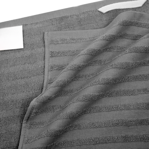 Torchon de cuisine en coton doux gris super absorbant à séchage rapide réutilisable imperméable à l'eau écologique durable impression numérique cuisine - Product Image 4