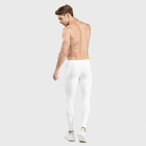 Mallas de compresión de entrenamiento físico de cintura alta para hombre, pantalones de gimnasio con mallas deportivas para correr para entrenamiento - Product Image 5