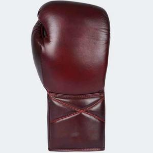 Gants de boxe professionnels de haute qualité en cuir PU à lacets, gants de boxe personnalisés - Product Image 2