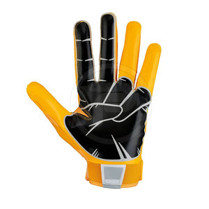 Guantes de rugby de poliéster 100% más vendidos, servicio OEM de cuero de alta calidad, precio al por mayor, guantes deportivos - Product Image 2