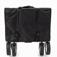 Chariot de jardin pliable avec roues tout-terrain, chariot de courses, chariot de marché, chariot de camping portable
