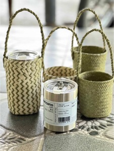 Portavasos desechable de bambú para bebidas para llevar Tamaños de 12oz 16oz y 22oz - Product Image 2