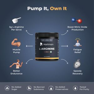 L-arginine ช่วยเพิ่มระดับไนตริกออกไซด์ในร่างกายซึ่งช่วยเพิ่มการไหลเวียนของเลือดสนับสนุนสุขภาพหัวใจและหลอดเลือด - Product Image 3