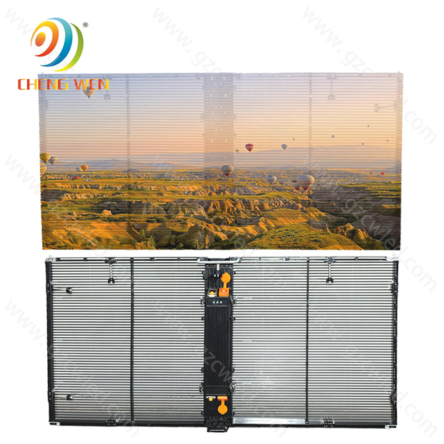 High-transparency LED Transparent LED Film Display Invisible Video Screen Slim Lightweight for Exhibition Live Concert Elevator