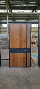 Porte intérieure moderne ABSDOOR MARSIS en acier DKP avec système de verrouillage haute sécurité, isolation thermique, entrée en acier inoxydable pour villa et appartement - Product Image 5