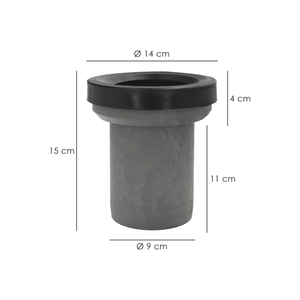 Tubo WC in PVC Dritto o a 90° mm - Product Image 2