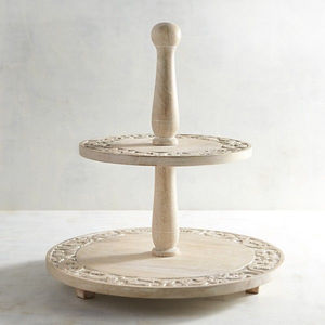 Soporte para Cupcakes de Madera Maciza para Decoración de Fiestas de Boda, Bandeja de Servicio de Madera de Alta Calidad, Exhibidor de Pasteles y Postres en Oferta - Product Image 2