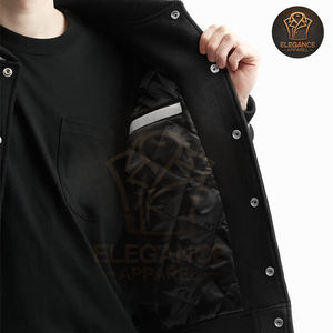 Good Supplier With Own Logo Print 2025 OEM ODM Service Premium Quality Casual College Baseball Varsity <b>Jackets</b> For Wholesale - Product Image 6