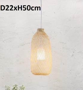Best Choice Design Bamboo Jute Corn Husk <b>Lampshade</b> Frame Chandelier <b>Lampshade</b> Natural Woven <b>Wicker</b> Livingroom Furniture Decor - Product Image 3