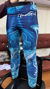 Premium Comfortable and Stylish Tie Dye Solid <b>Pattern</b> Yoga Pants Elegant <b>Leggings</b> - Product Image 3