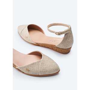 Sandali piatti Montroig in edizione limitata scarpe basse Espadrille in tela - Product Image 2