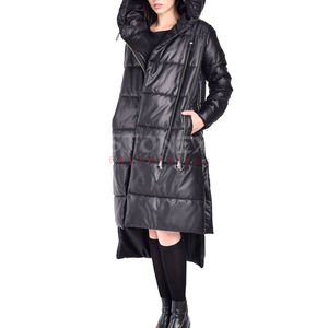 เสื้อโค้ทกันหนาวผู้หญิงสุดหรู คอลเลคชั่นฤดูหนาว 2023  ผ้าฝ้ายคุณภาพสูง บุด้วยไนลอน  ถักทออย่างประณีต  ทรงยาว - Product Image 6