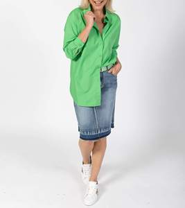 Camisa de Algodón y Poliéster con Estampado Animal, Botones en la Parte Delantera, Mangas Largas, Puños con Botones, Antiarrugas y Transpirable, Vestido de Verano - Product Image 6