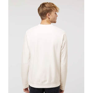 Premium Custom Crew Neck Sudaderas para hombres 350g Fleece Camuflaje Negro Sudaderas de manga larga - Product Image 6