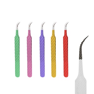 Pince à cils durable Pince à épiler pour extension de cils Pince à épiler disponible dans toutes les couleurs - Product Image 5