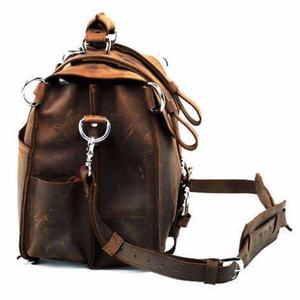 Maletín para portátil de cuero genuino ligero de gran capacidad para hombre, bolso de negocios duradero, correa de hombro tipo bandolera personalizable - Product Image 5