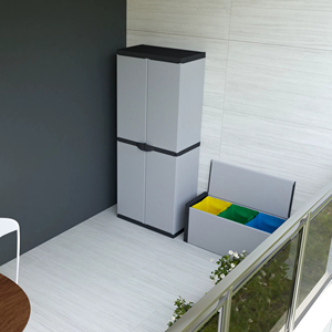 Hot bán ánh sáng màu Xám không gấp đứng loại ba lớp thân thiện với môi giá lưu trữ dễ dàng-to-lắp ráp ý vật liệu nhựa - Product Image 2