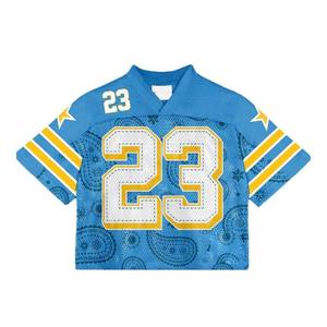 Custom Made New Design American Football Fan Jersey 100% Polyester High Quality American Football Jerseys - Product Image 3