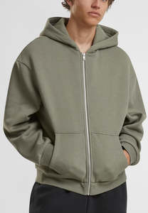 Sudaderas con Capucha y Cremallera para Hombre al por Mayor, de Invierno, de Felpa Gruesa, de Algodón, Cálidas, Deportivas, con Logotipo Personalizado - Product Image 5
