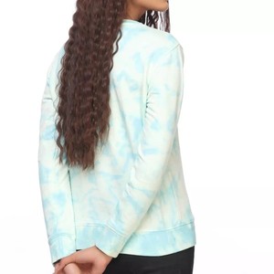 Sweat-shirt à col rond de haute qualité OEM pour femmes avec motif tie-dye, tissu tricoté en polyester/coton, style streetwear, hiver - Product Image 6