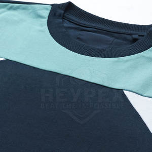 Sudadera de Cuello Redondo para Hombre de Alta Calidad, Último Diseño, Transpirable, de Algodón/Poliéster, Color Sólido, Teñido Liso, Sostenible - Product Image 3