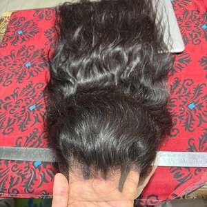 Venta al por mayor de cabello humano virgen indio sin procesar HD peluca Frontal de encaje completo densidad personalizada transparente frente de encaje Peluca de cabello humano real - Product Image 1