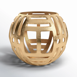 Portavelas de Aluminio de Alta Calidad al por Mayor, Jarra de Vela Única para Decoración del Hogar, Bodas y Fiestas, Hecho en India - Product Image 3